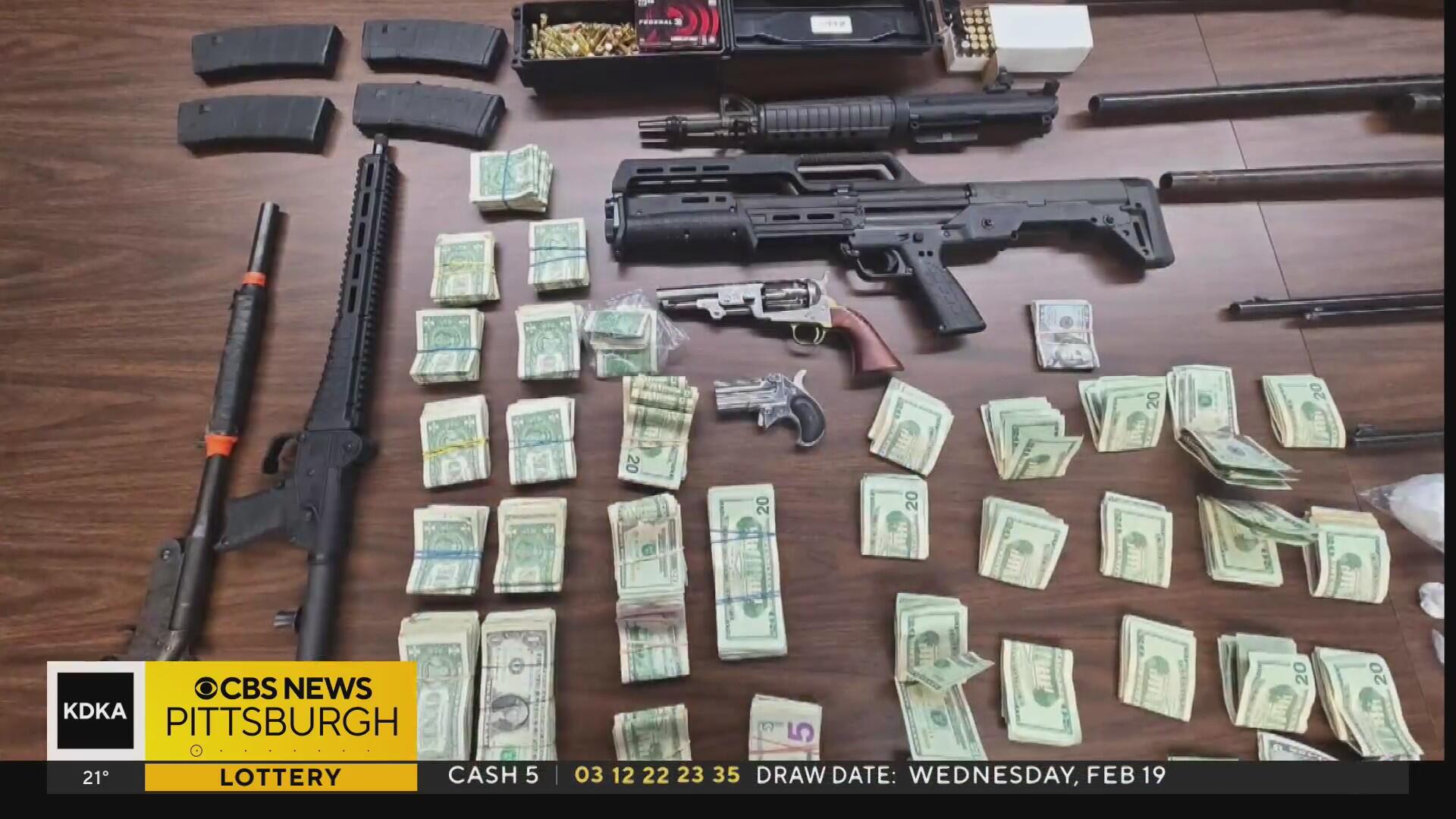Over 1,000 stamp bags of suspected fentanyl, 9 guns seized in latest ...