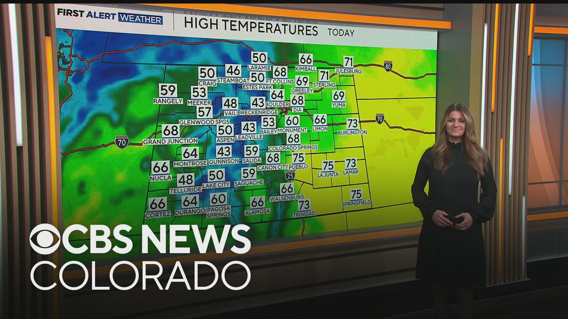 Another warm and windy day for Colorado's Front Range - CBS Colorado