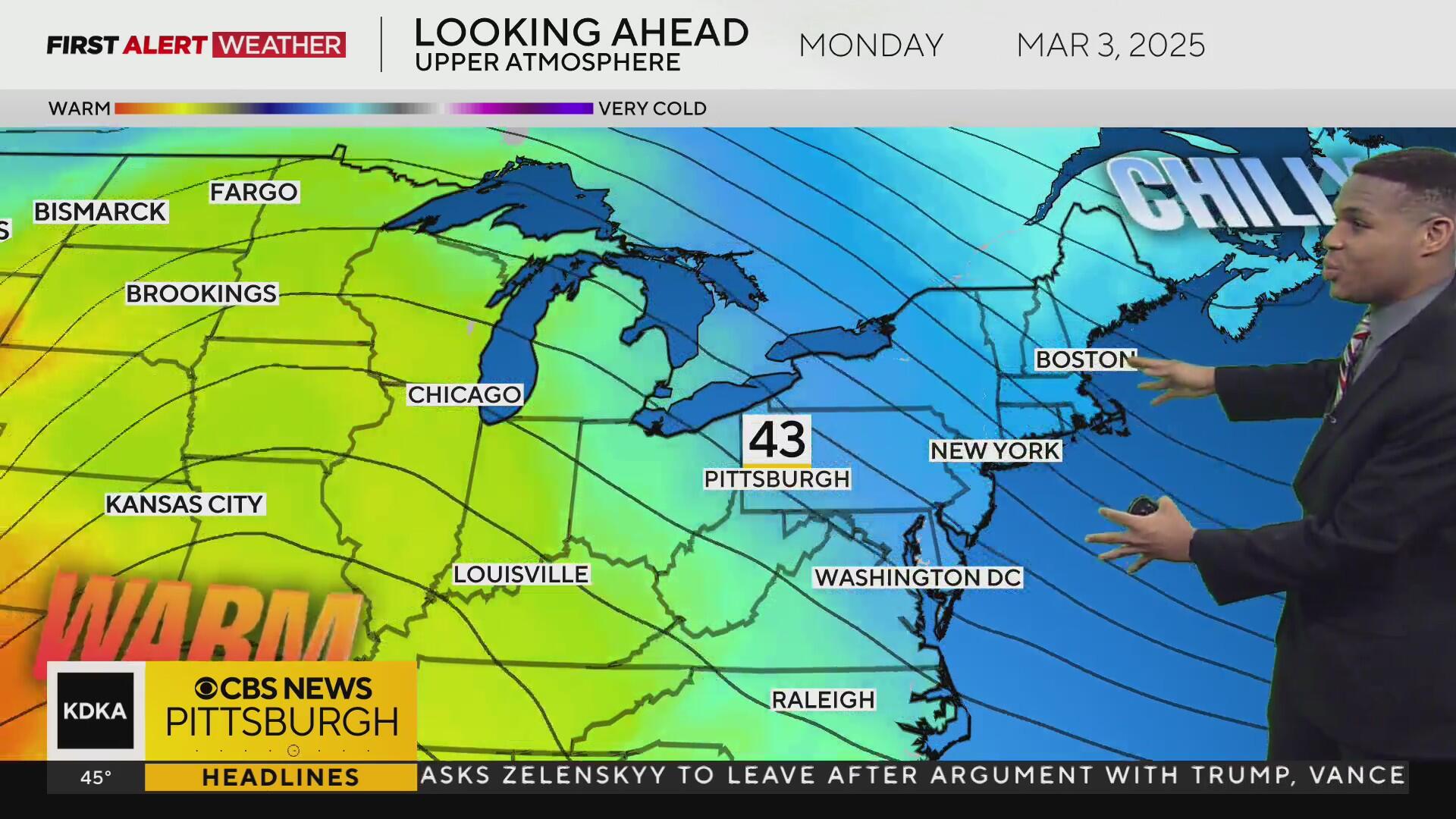 Strong cold front arrives Saturday with gusty winds and a few snow ...