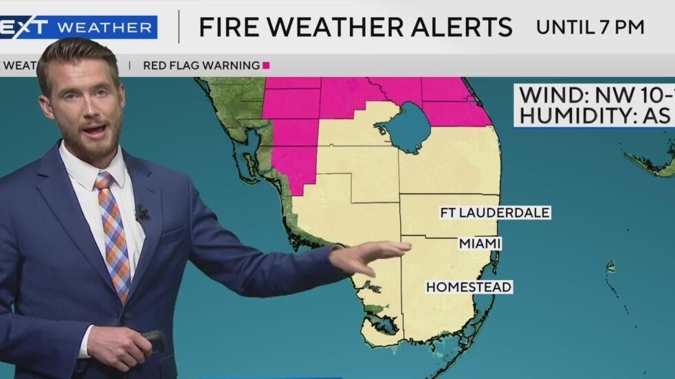 Fire weather watch underway as breezy conditions bring drier air to ...