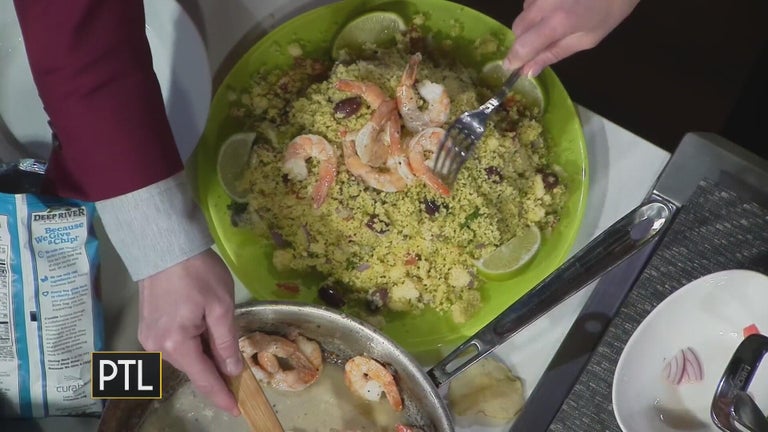 Shrimp with Pesto Couscous | Cooking Corner - CBS Pittsburgh