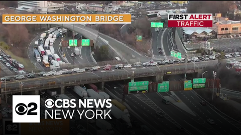 George Washington Bridge traffic faces major delays after fuel spill