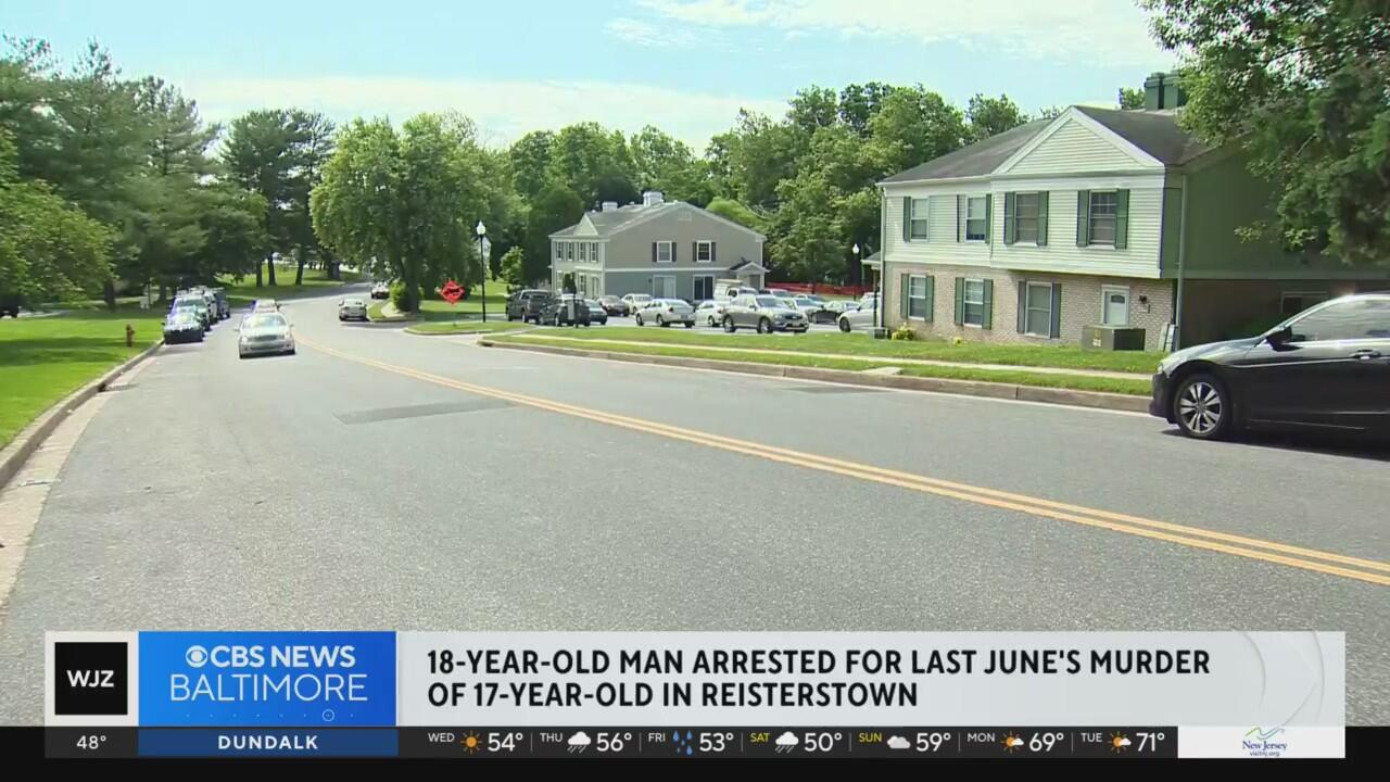 18-year-old arrested for 2024 murder of teen in Baltimore County - CBS ...