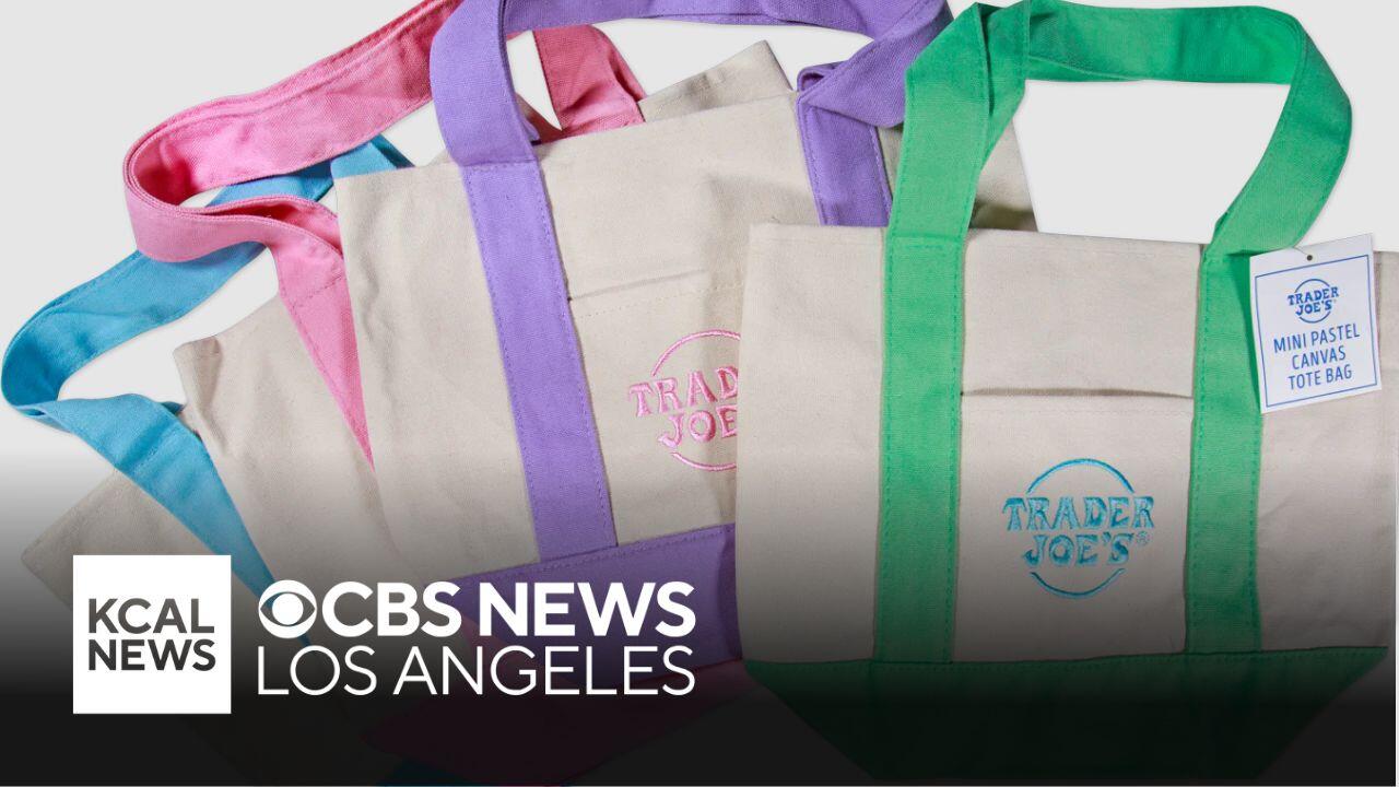 Viral Trader Joe's mini totes are back in spring pastel