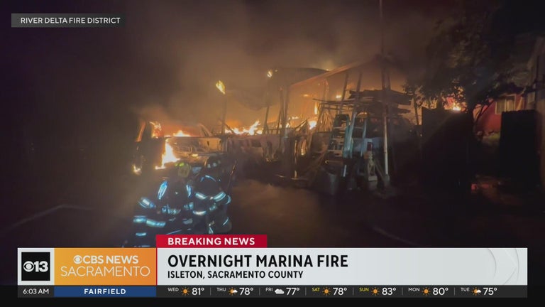 Dog, cat die in early morning fire at Isleton mobile home - CBS Sacramento