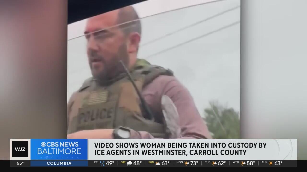 Video shows ICE agents taking Maryland woman into custody after ...
