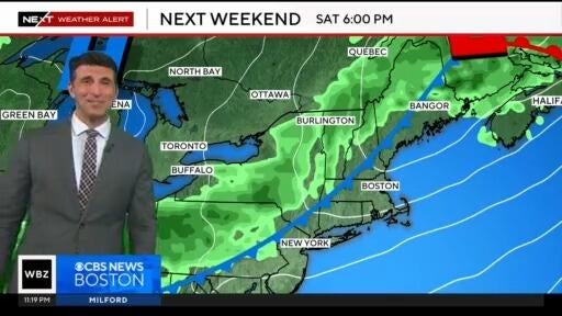 Thunderstorms could bring small hail to Massachusetts Tuesday - CBS Boston