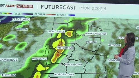 Stormy weather expected Monday afternoon in the Pittsburgh area - CBS ...
