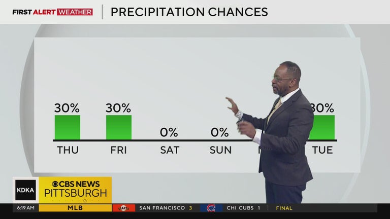 Pittsburgh will see isolated showers possible on Thursday as cooler ...