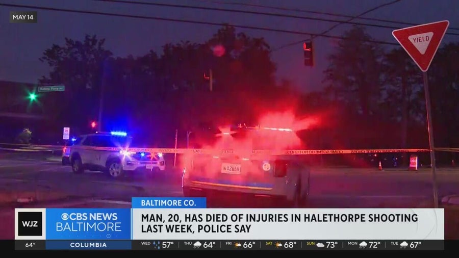 20yearold man dies days after Baltimore County shooting, police say