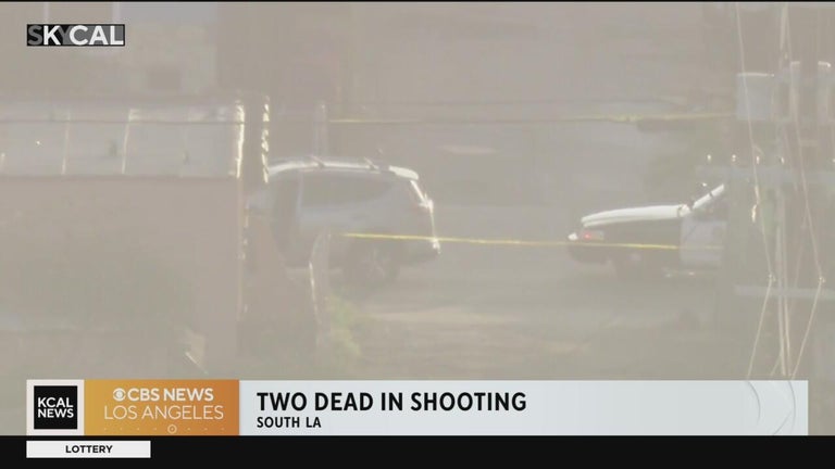 2 dead, 2 arrested after shooting in South Los Angeles - CBS Los Angeles