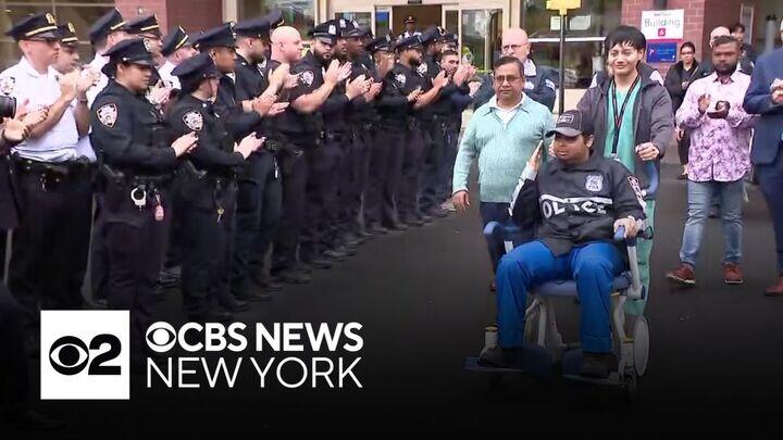 NYPD officer badly beaten and robbed in the Bronx released from the ...