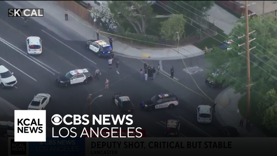 LA County deputy hospitalized after shooting in Lancaster - CBS Los Angeles