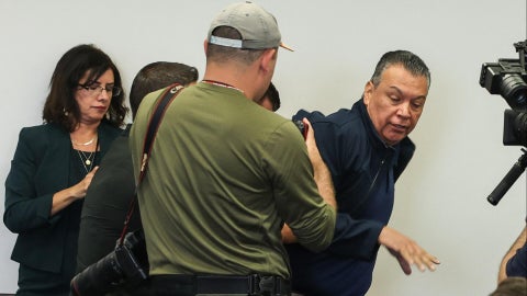 Lawmakers outraged over Padilla's forcible removal from Noem press