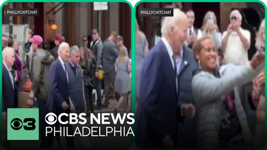 Joe Biden spotted at Philadelphia restaurant as television series