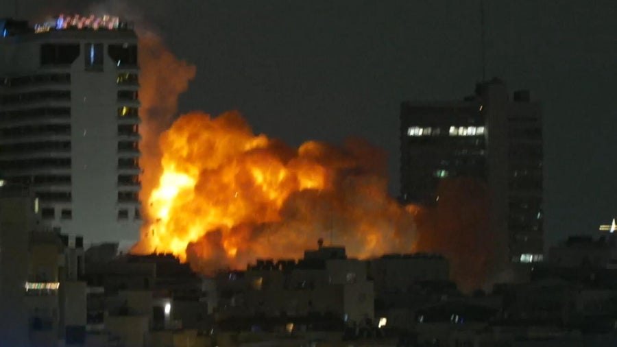 Israel strikes Iranian state TV, warns people to evacuate Tehran after