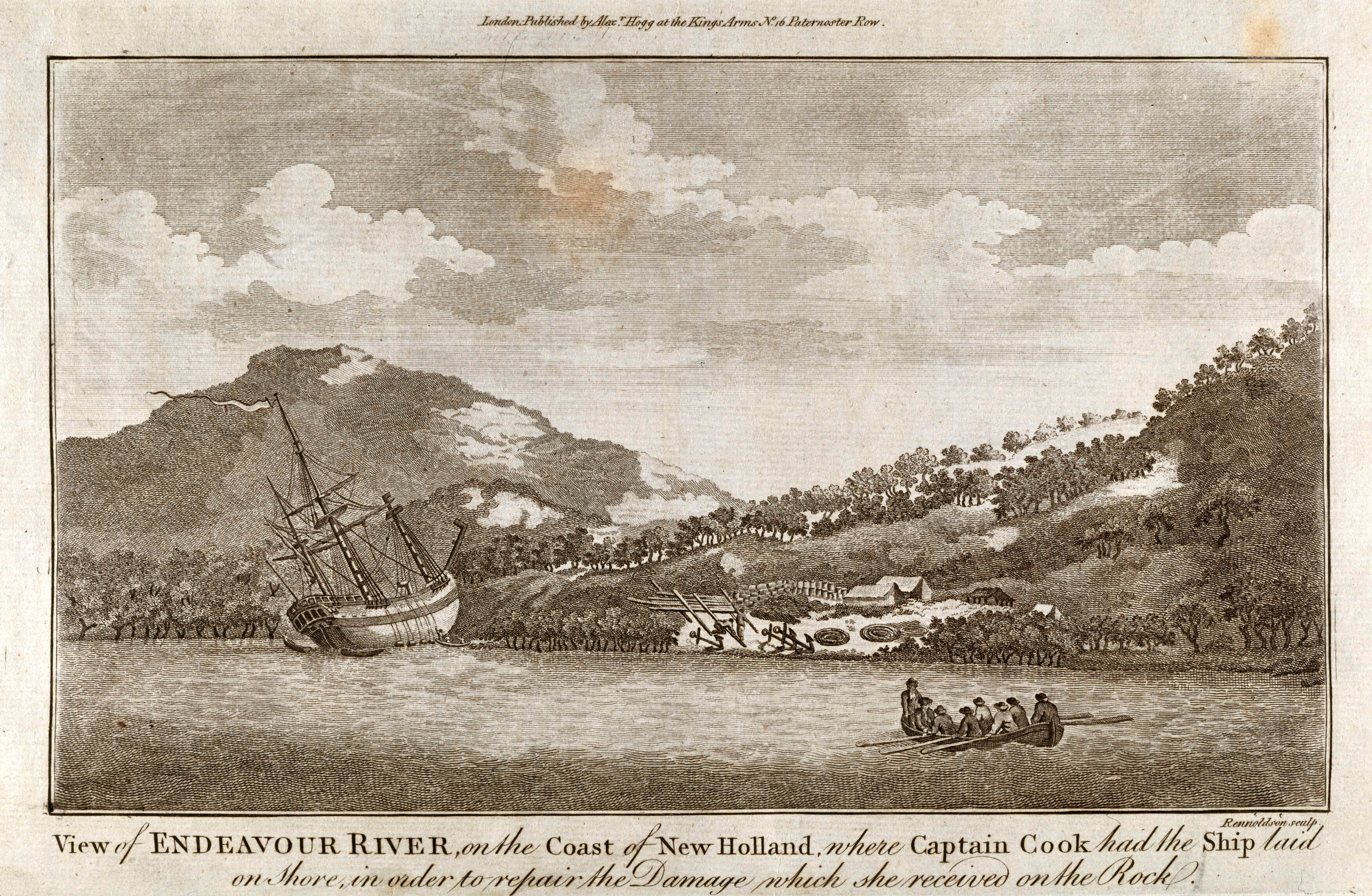 The Endeavour, c 1770.