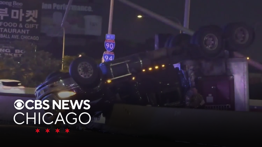 Driver killed in semi truck rollover crash on Kennedy Expressway ID'd ...