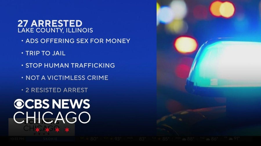 Lake County sheriffs arrest 27 men in human trafficking sting CBS Chicago