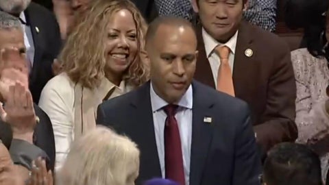 Hakeem Jeffries sets record for longest House speech before vote on