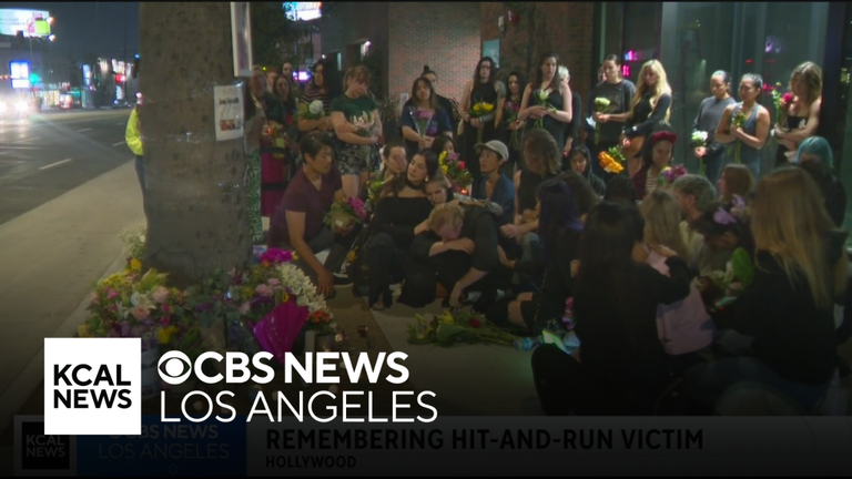 Friends and family gather at vigil for woman killed in Hollywood hit ...