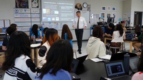 How AI is changing the work of teachers in the classroom - CBS News