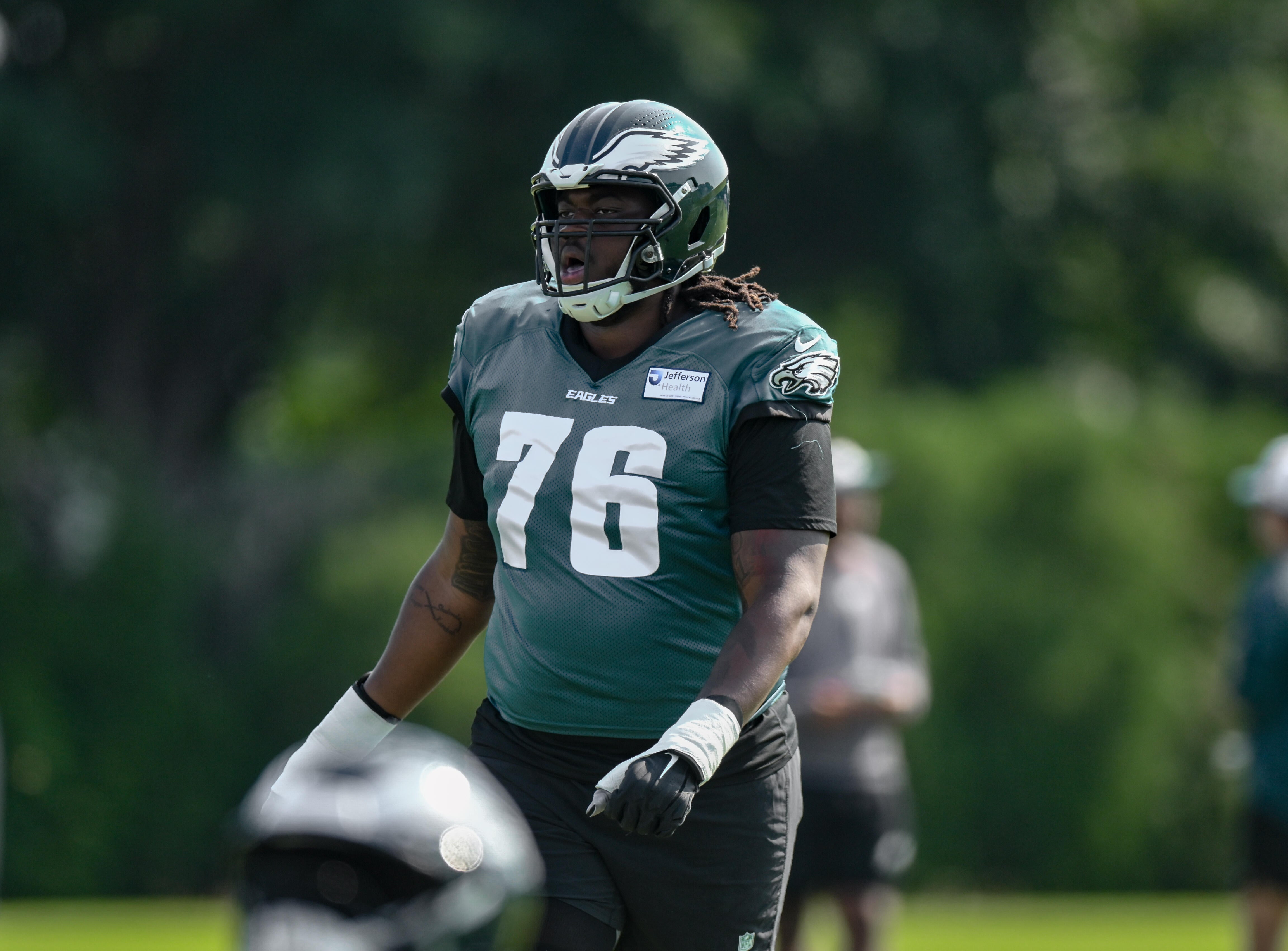 Philadelphia Eagles sign OL Kenyon Green to 53-man active roster, add WR Terrace Marshall to practice squad - CBS Philadelphia