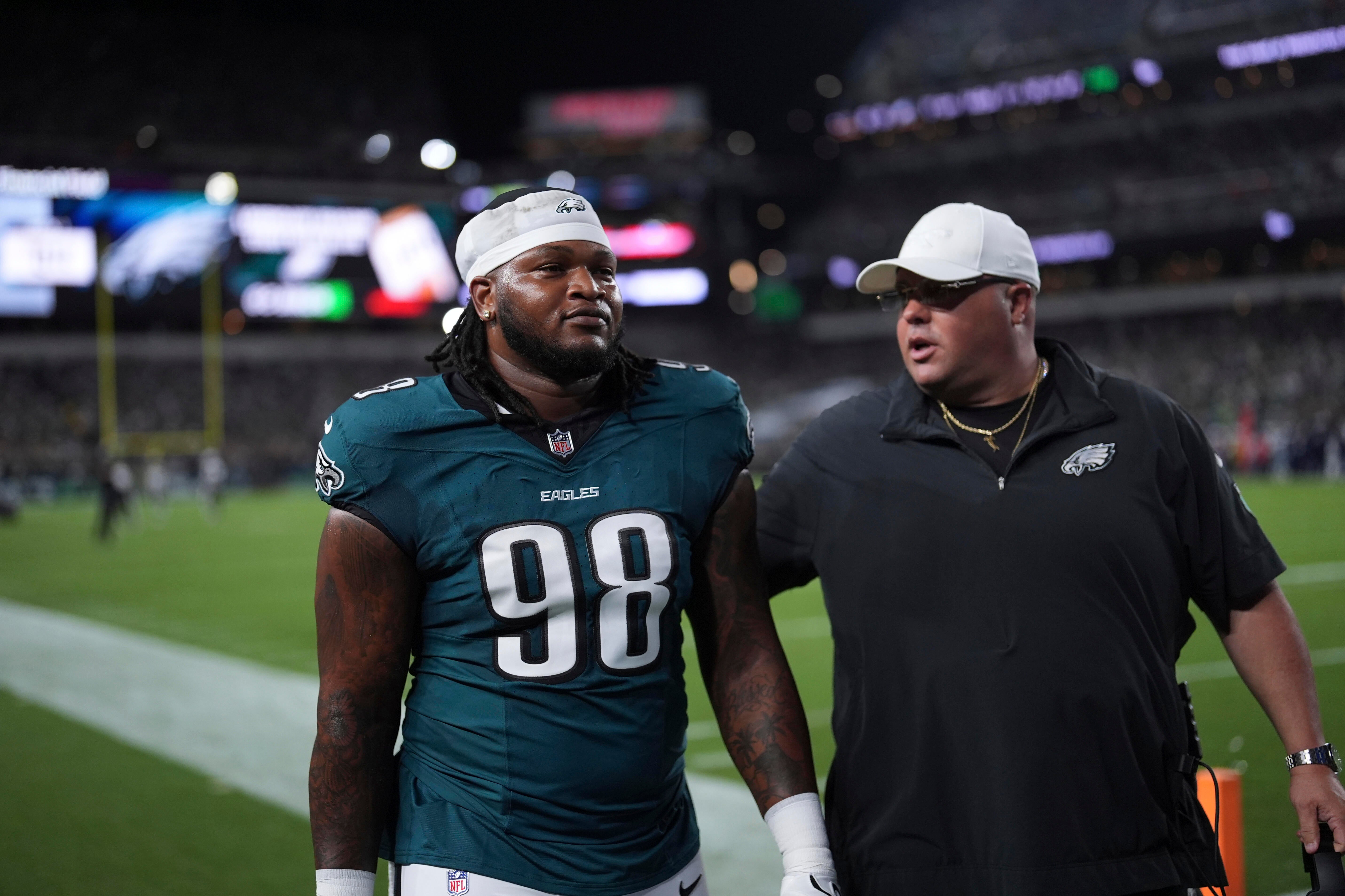 What happens next for Jalen Carter after spitting on Dak Prescott in  Eagles' win over Cowboys? - CBS Philadelphia
