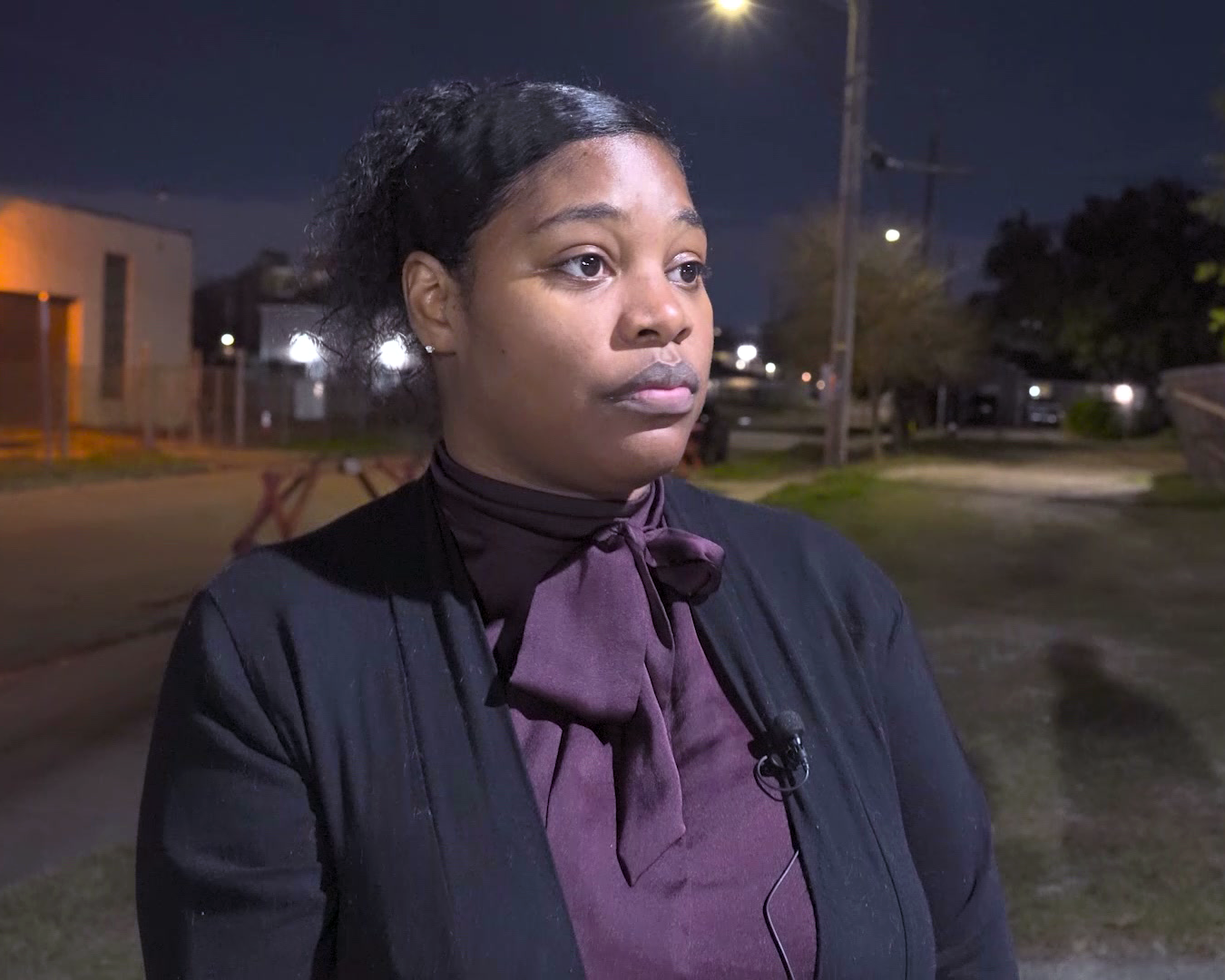 Shanita Terrell outside The Address Bar in Houston, Texas