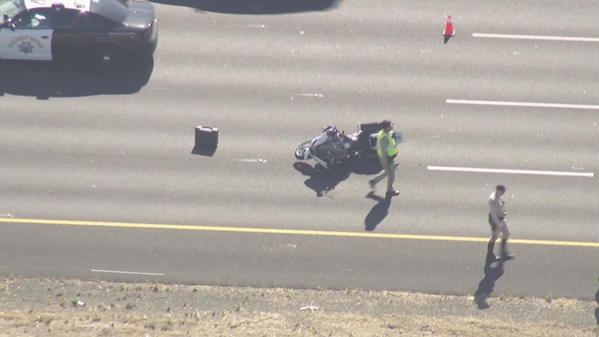 CHP motorcycle officer injured in crash with Tesla on Highway 280 in ...