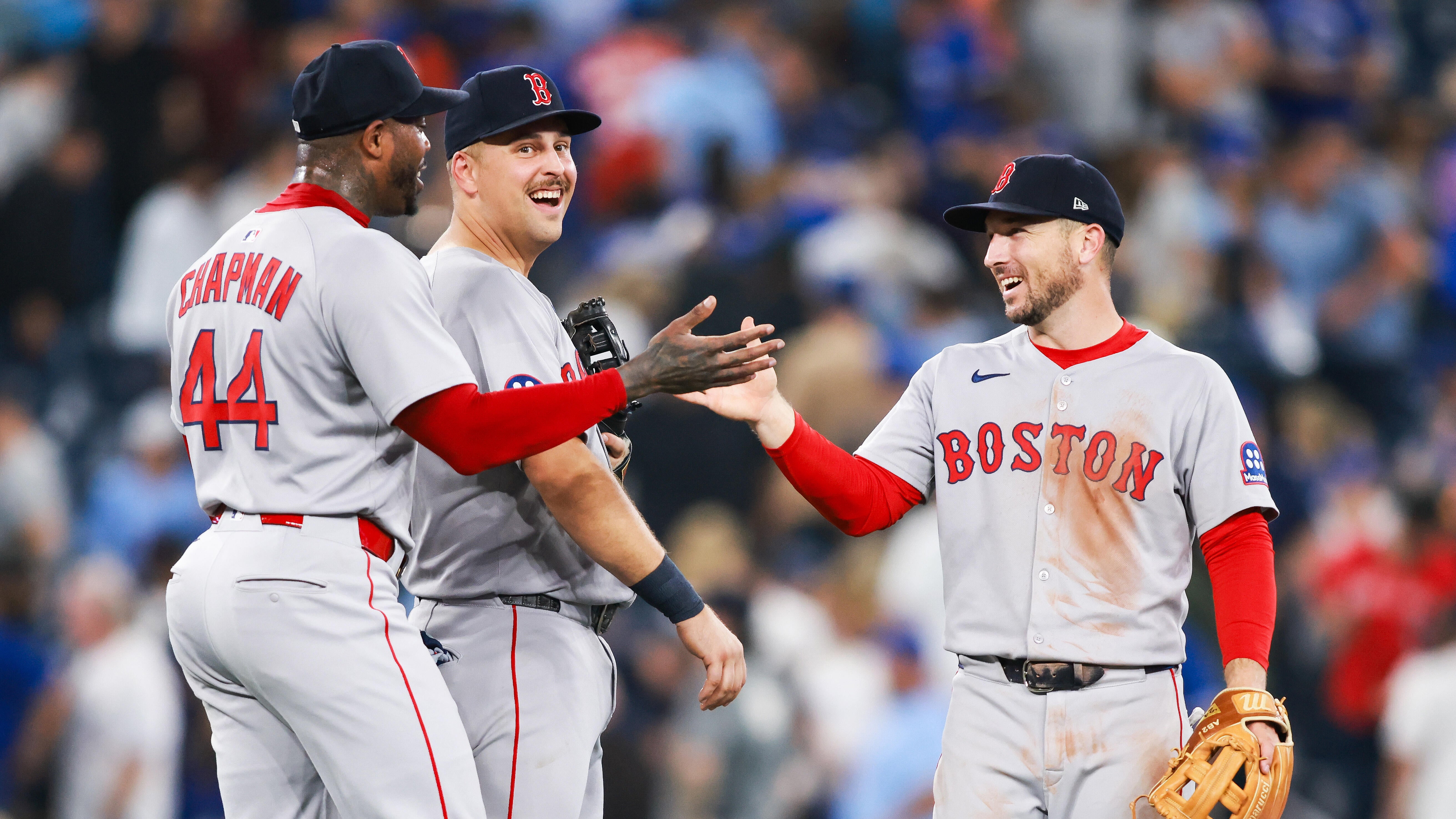 Red Sox playoff magic number drops to three with win over Blue Jays, late-night Astros loss