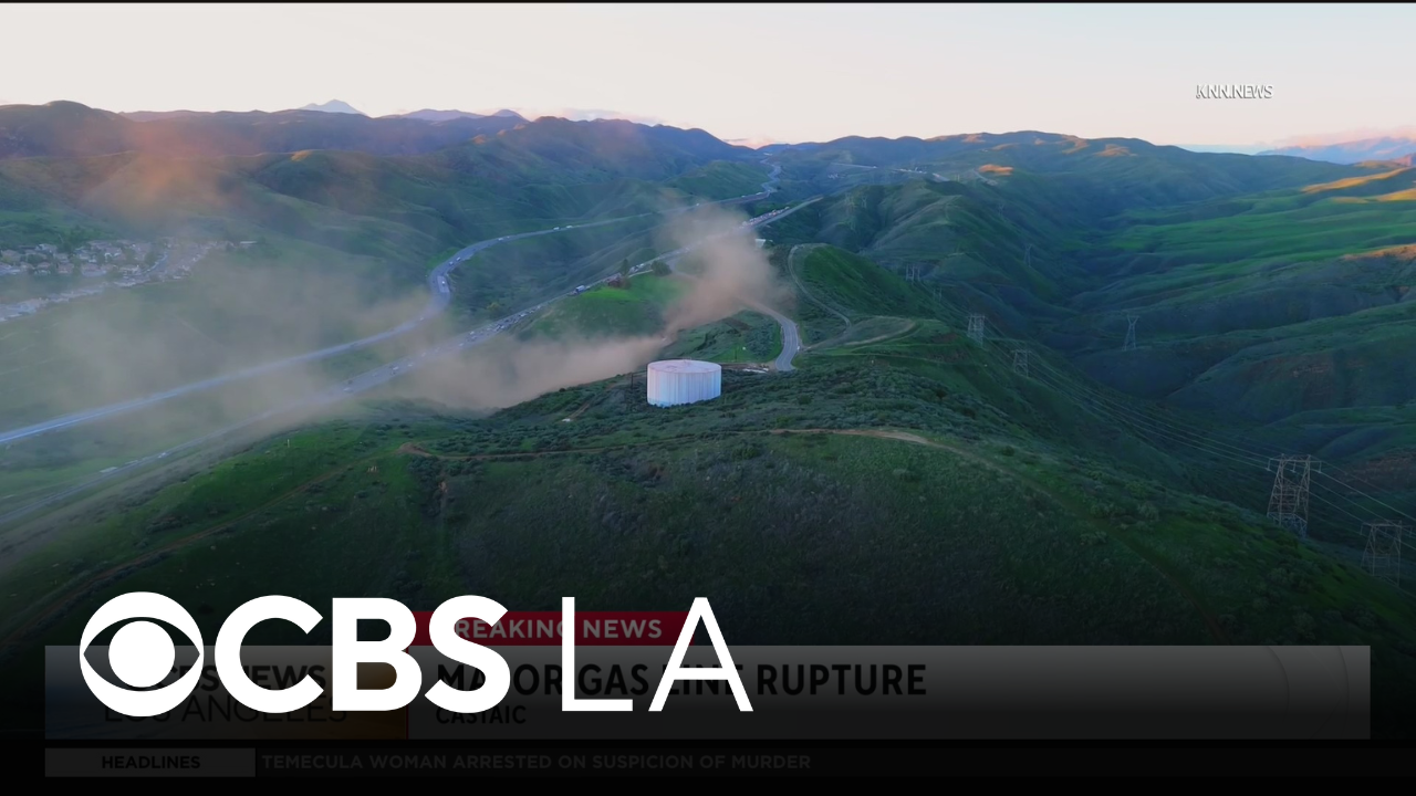 Gas line rupture briefly shuts down major Southern California freeway ...