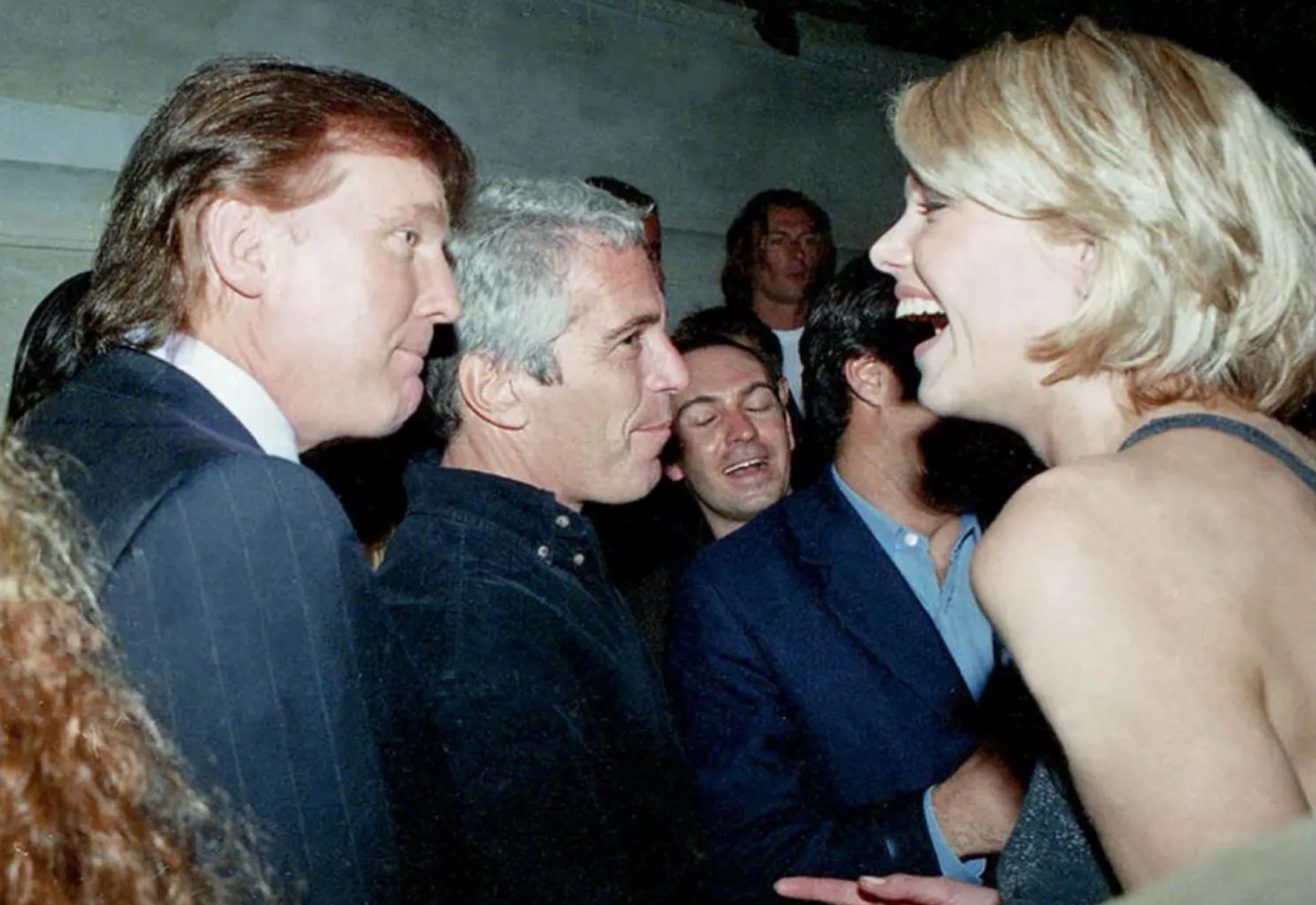 Photo of Donald Trump and Jeffrey Epstein.