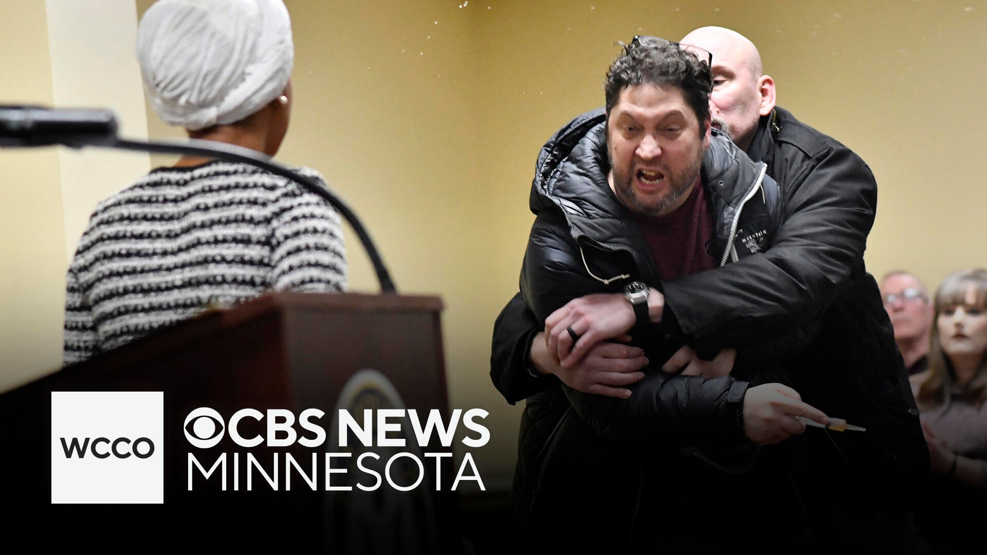 Man accused of spraying Rep. Ilhan Omar with liquid to be arraigned ...