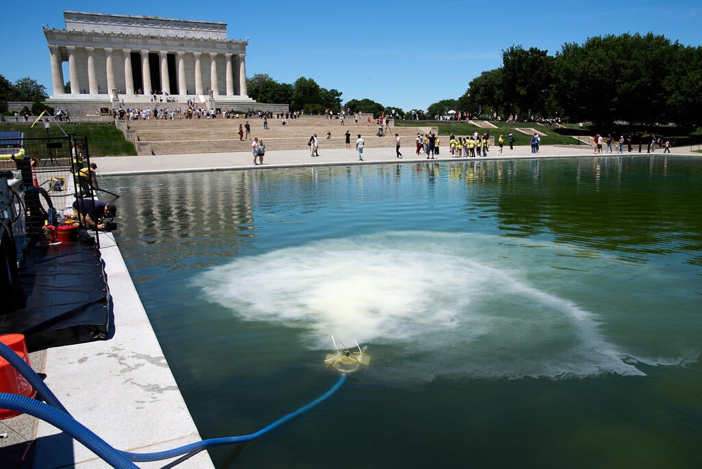 Piscina refletora do Lincoln Memorial
