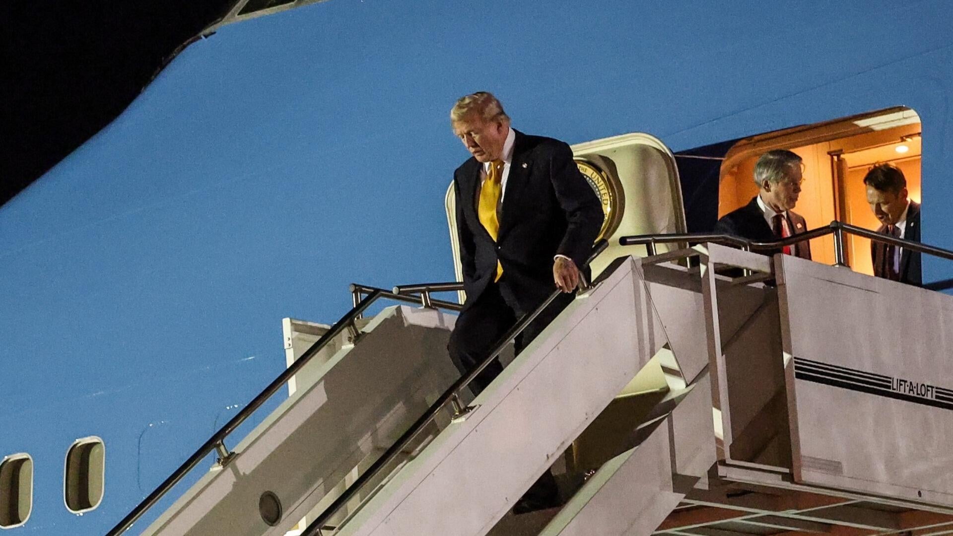 Trump's secret plane switch took place within a day of credible missile threat