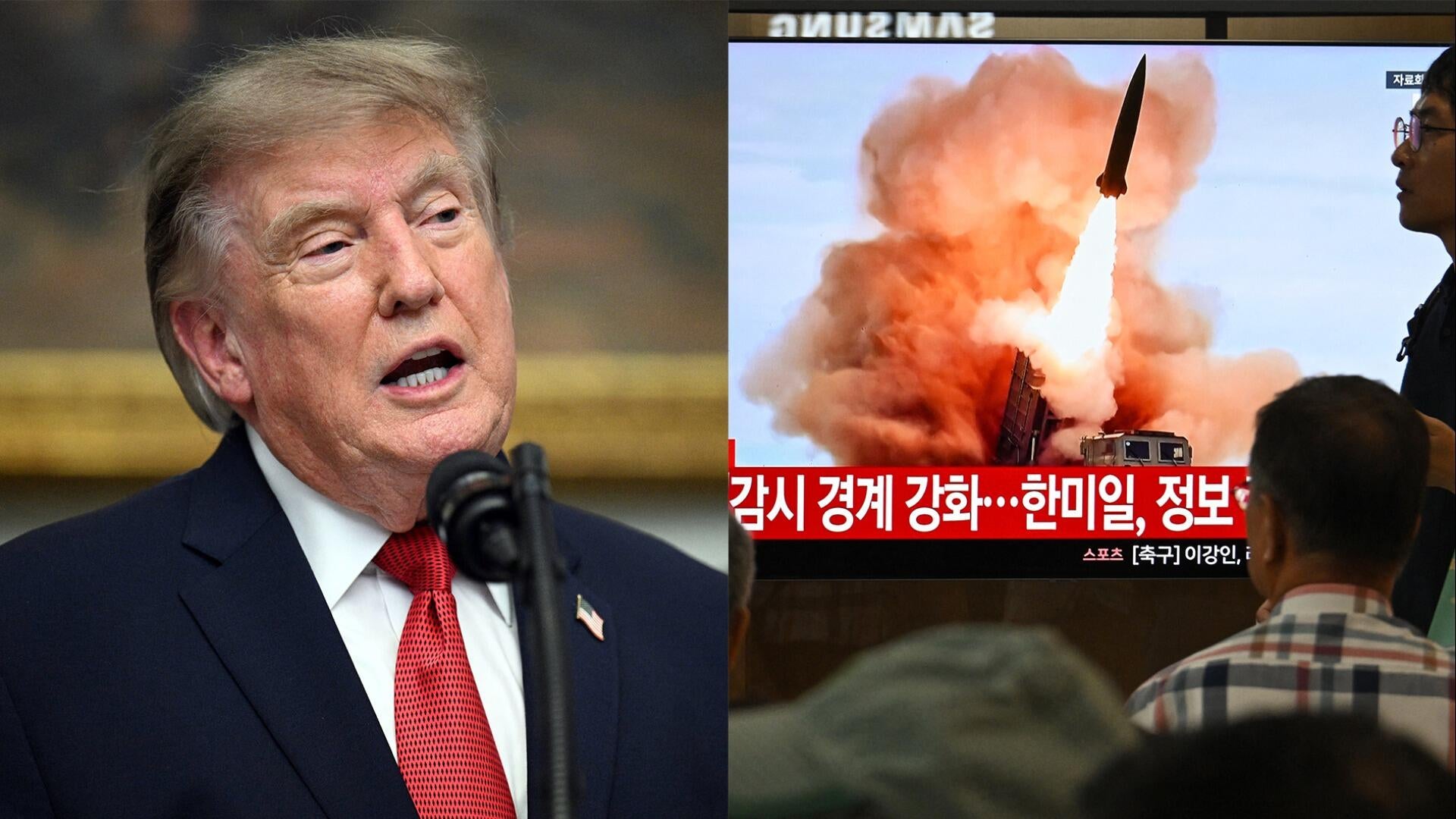 North Korea launches missiles as Trump seeks to rekindle nuclear talks