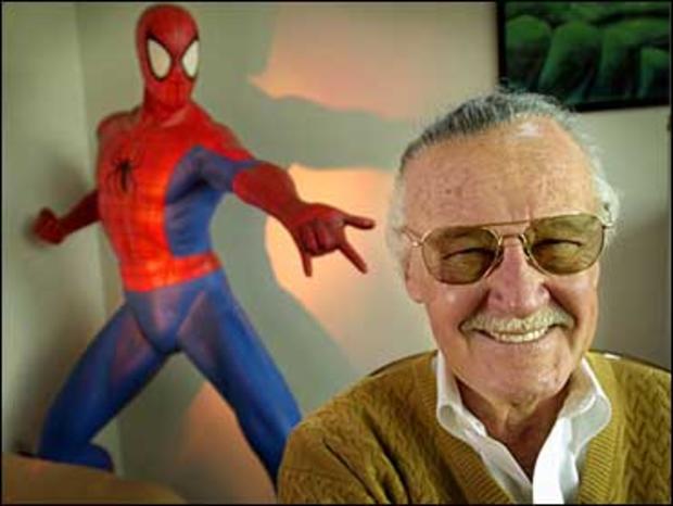 Stan Lee and Spider-Man 