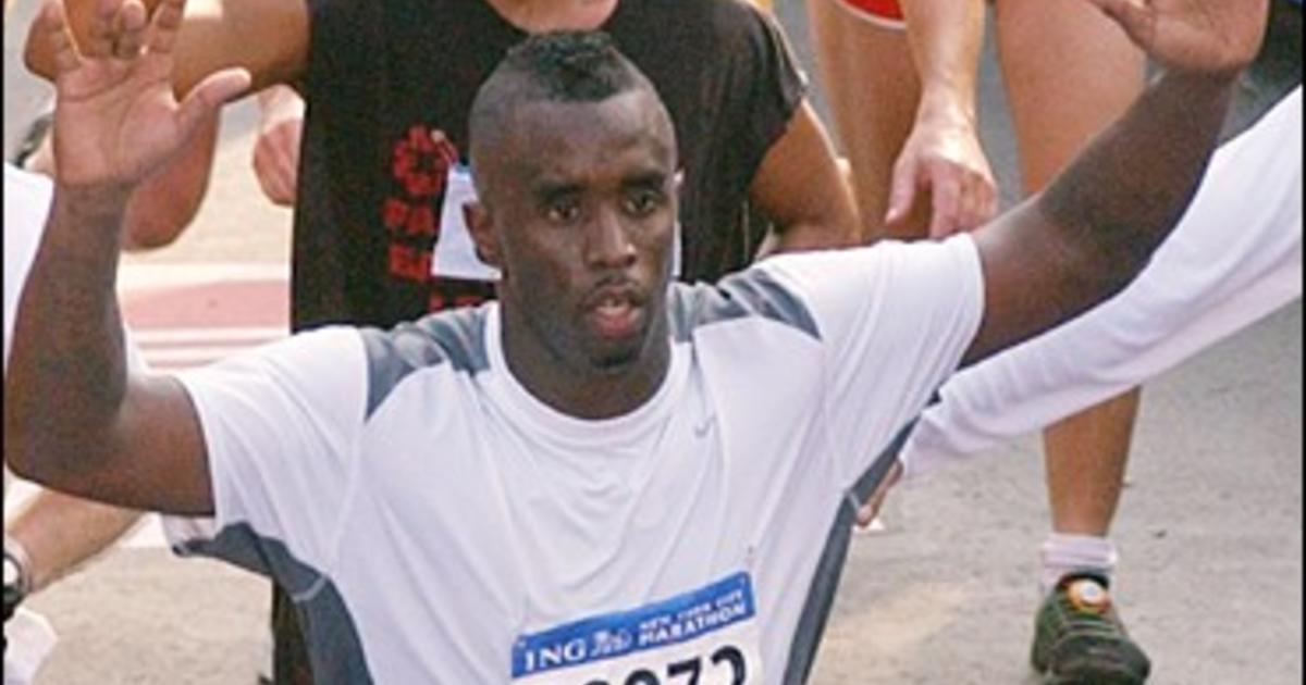 P. Diddy Did It: Finishes Marathon - CBS News