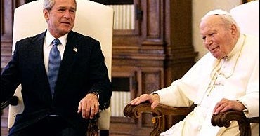 Bush: Pope 'Hero For The Ages' - CBS News