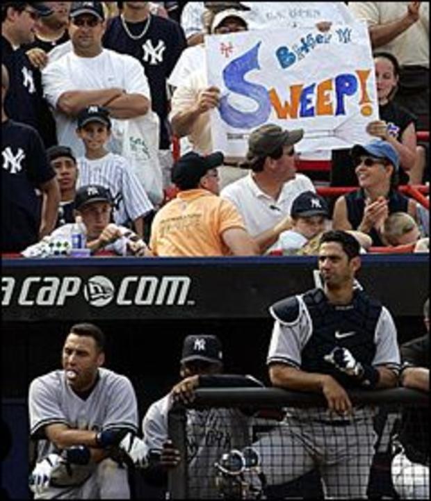 Derek Jeter and Yankees swept 