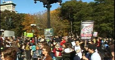 Anti-Bush Protests In NYC - CBS News