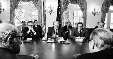 President Ford Defends Rumsfeld - CBS News
