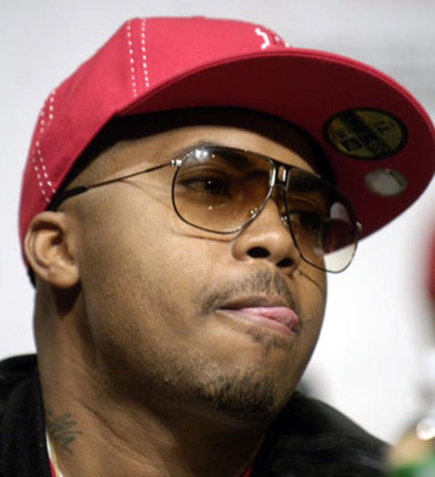 Rapper Nas Speaks at Hip-Hop Summit 