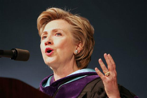 Sen. Hillary Rodham Clinton<br>C.W. Post, N.Y. 