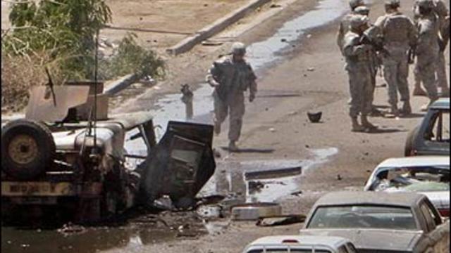Baghdad bomb that killed 2 CBS journalists and wounded Kimberly Dozier 5-29-06 