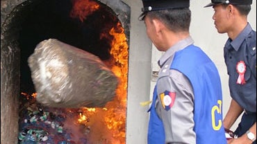 MYANMAR DRUG BURNING 
