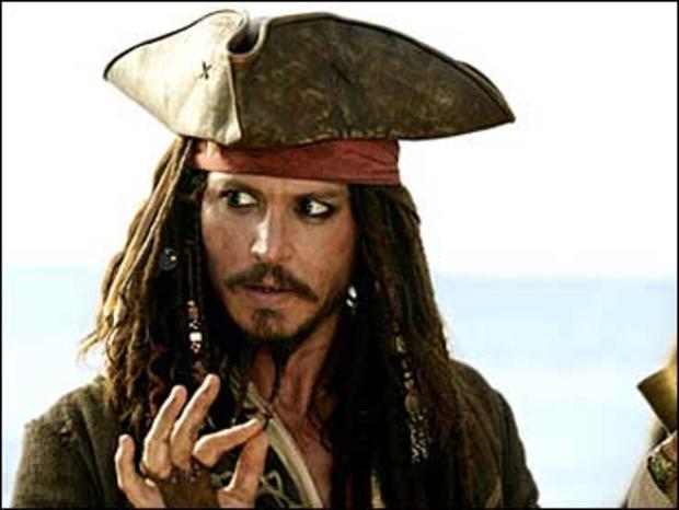 Johnny Depp, Pirates of the Caribbean: Dead Man's Chest 