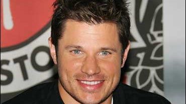 Nick Lachey at a May 9 record signing in New York. 