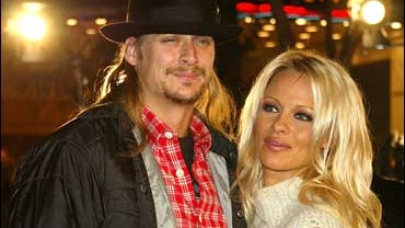 Kid Rock and Pam Anderson in 2002 
